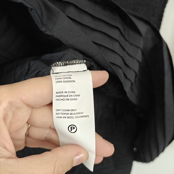 Derek Lam Collective Dua Puff-Sleeve Smocked Cotton Mini Dress Size 4 Women's - Picture 15 of 15